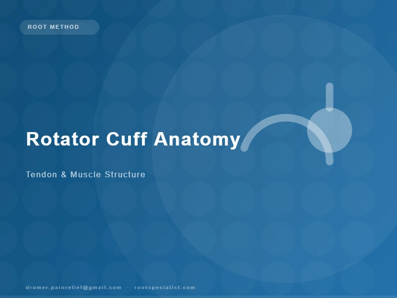 Anatomical illustration of the four rotator cuff muscles — supraspinatus, infraspinatus, subscapularis, and teres minor